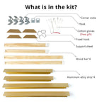 Canvas Frame DIY Kit with Metal Floating Frame
