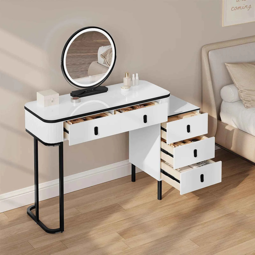 Modern LED Dressing Table - Refined Architectural Vanity
