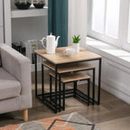 3 in 1 Wooden Nesting Coffee Tables