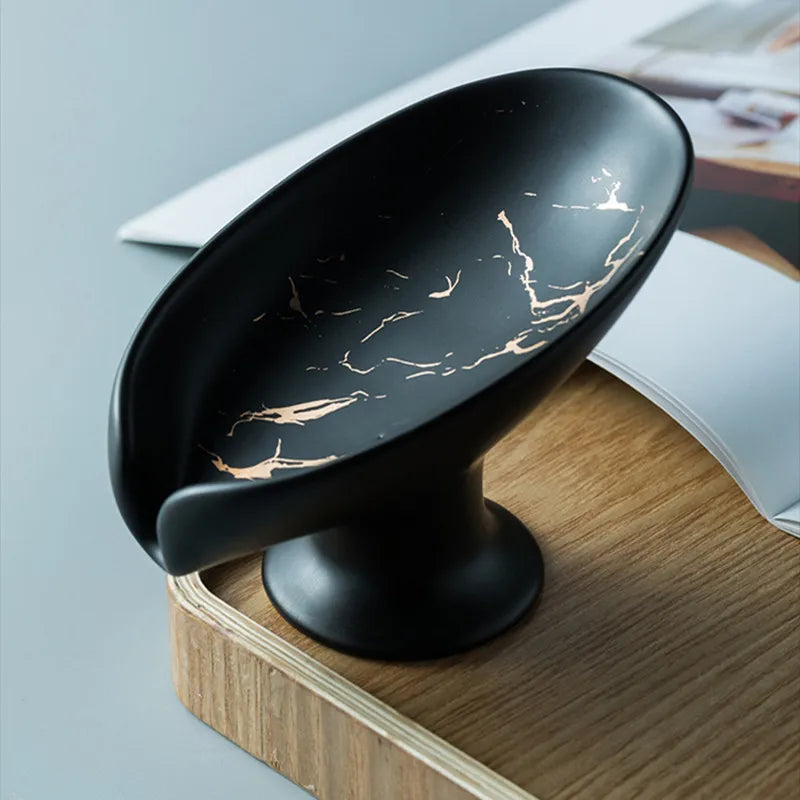 Luxury Ceramic Marble Effect Soap Dish