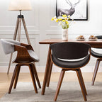 Juliette Solid Wood & Leather Dining Chairs