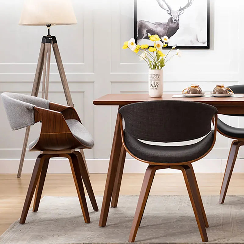Juliette Solid Wood & Leather Dining Chairs