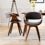 Juliette Solid Wood & Leather Dining Chairs