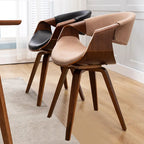 Juliette Solid Wood & Leather Dining Chairs