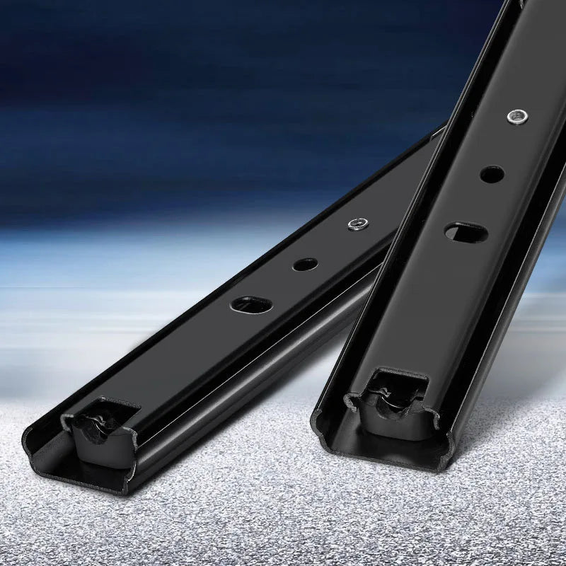 Set of Steel Sliding Drawer Rails