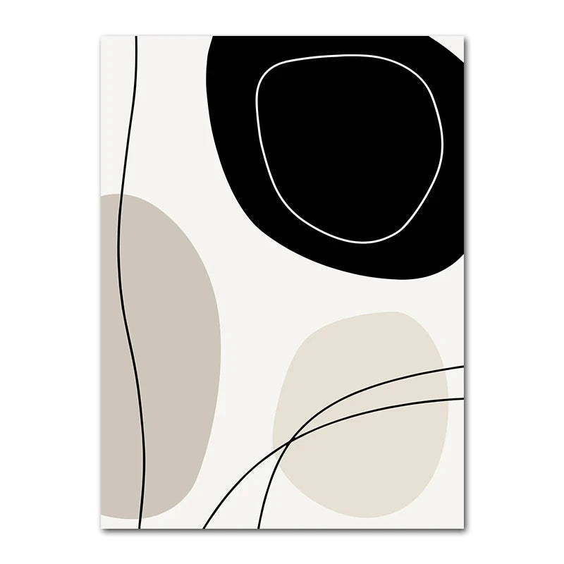 Abstract Minimalist Boho Art Canvas Prints