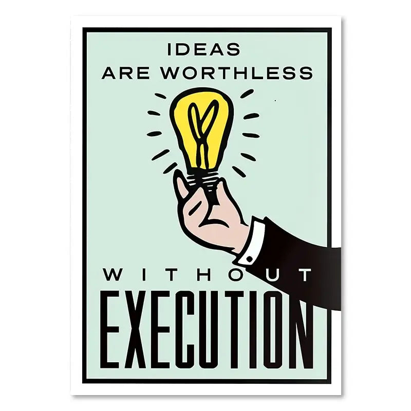 Millionaire Motivational Monopoly Canvas Prints