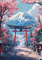 Cherry Blossoms Blooming Canvas Print - Sleek Surprises