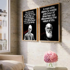 Billionaire Mindset Inspirational Quote Canvas Print