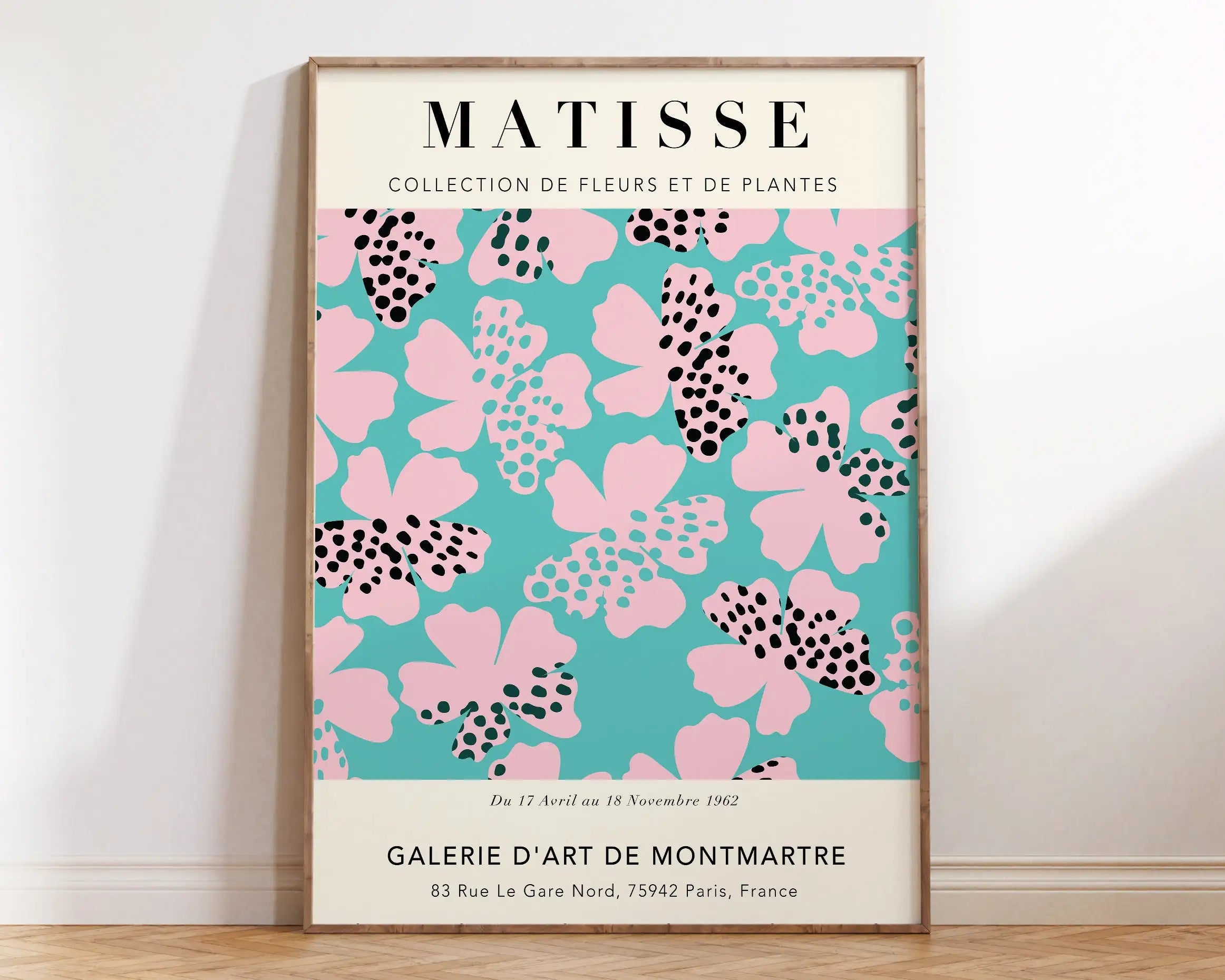 Matisse Floral Cut Outs Exhibition Canvas Print