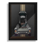 Classic Porsche 911 GT3 Scale 1:32 Framed Mini Model