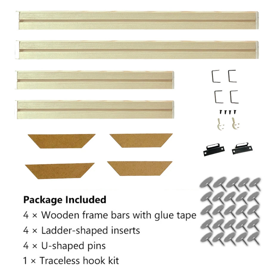 Multiple Sizes Wooden Canvas Frames