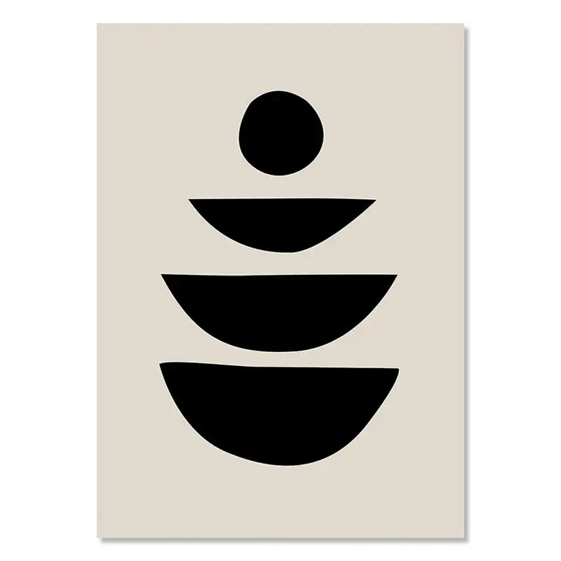 Abstract Minimalist Boho Art Canvas Prints