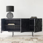 Wooden Display Cabinet Drawers Luxury Mid Century Craft Living Room Cabinet