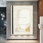 Handmade Multi-Colour Home Centrepiece Canvas Painting