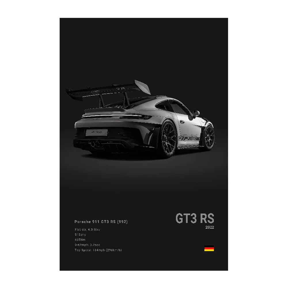 Porsche 911 GT3 RS Canvas Print