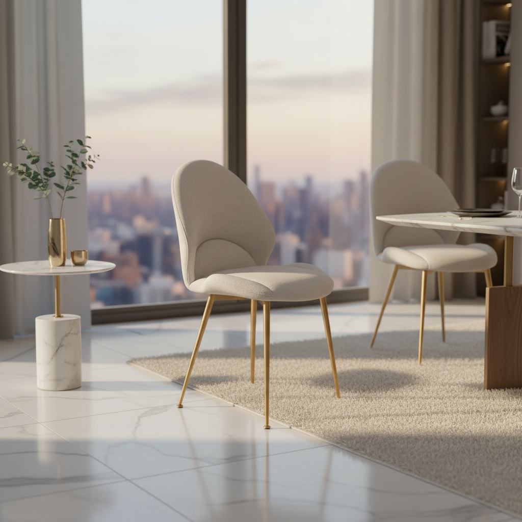 Venice Upholstered Accent Dining Chairs