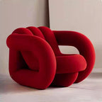 Le Virage Wooden Minimalist Accent Chair