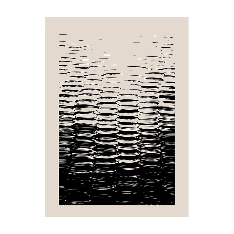 Bold Geometric Minimalist Art Canvas Prints