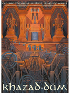 Retro Fantasy Film Kingdom Travel Canvas Prints