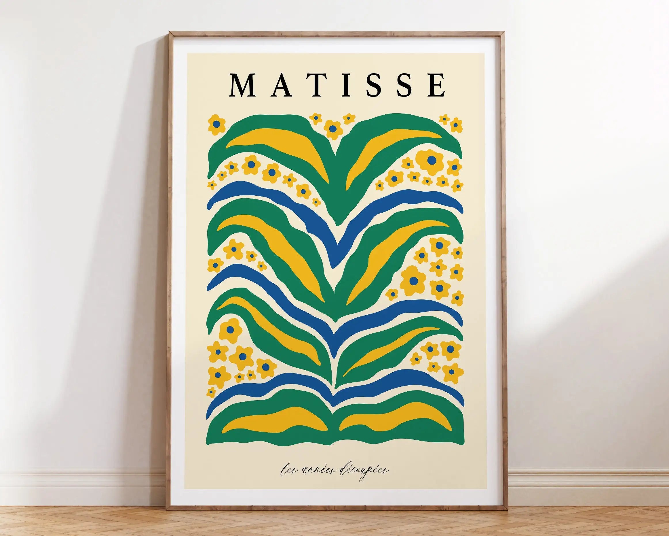Matisse Floral Cut Outs Exhibition Canvas Print