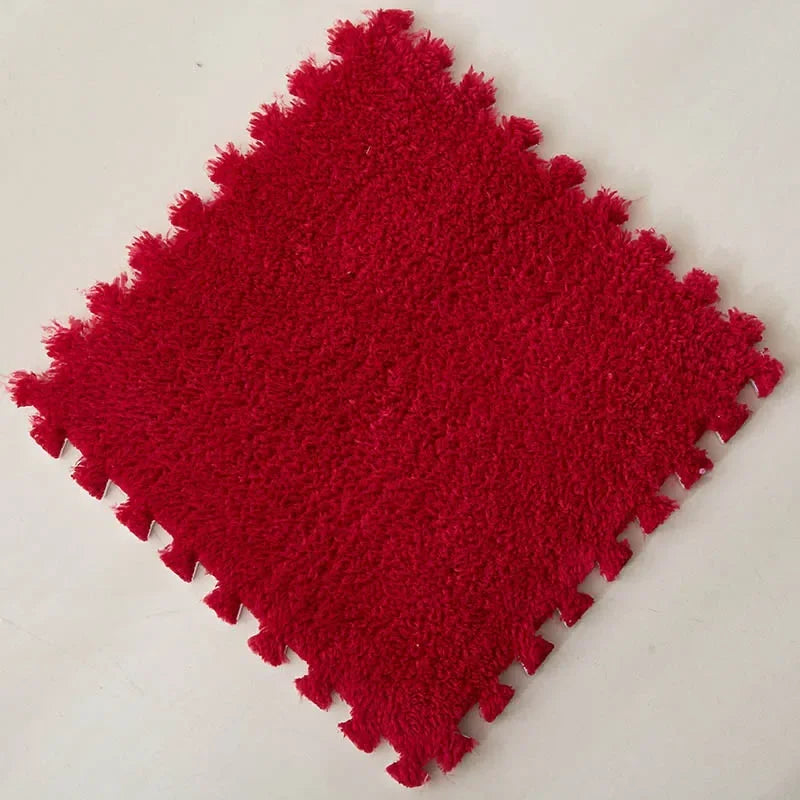 Soft Interlocking Plush Playmat Tiles
