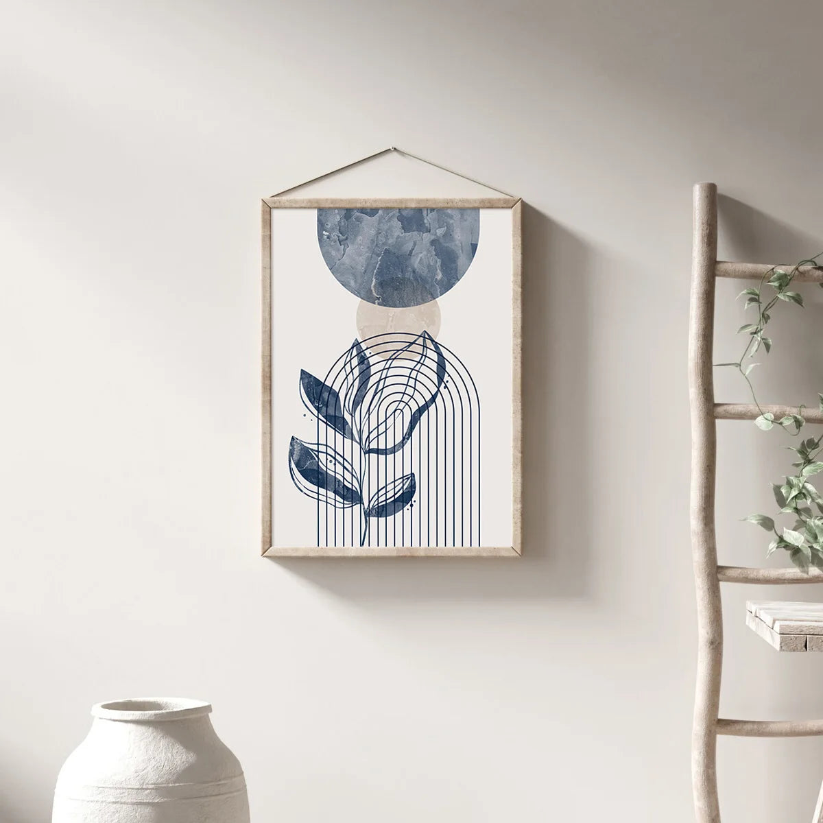 3-Piece Botanical Bohemian Art Canvas Prints