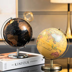 Retro Minimalist World Desk Globe