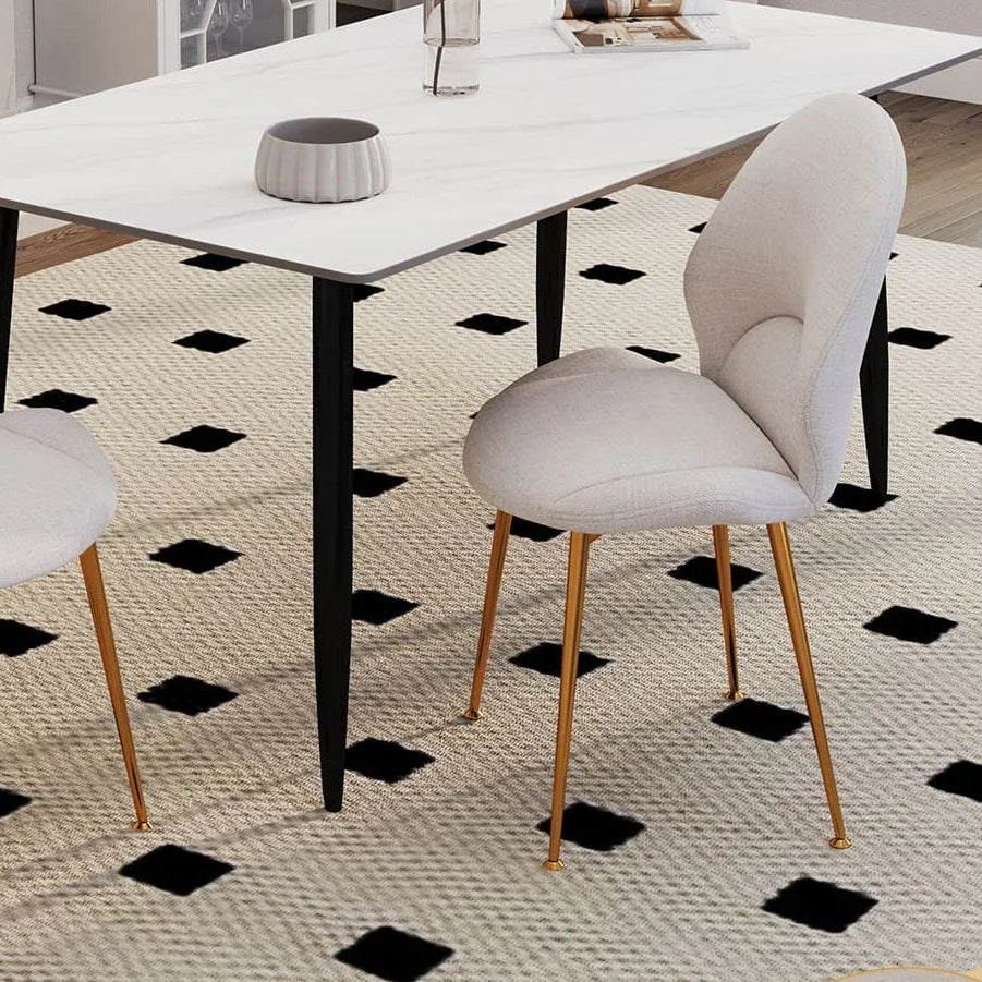 Venice Upholstered Accent Dining Chairs - Sleek Surprises
