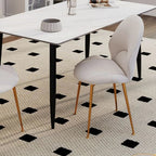 Venice Upholstered Accent Dining Chairs - Sleek Surprises