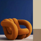 Le Virage Wooden Minimalist Accent Chair