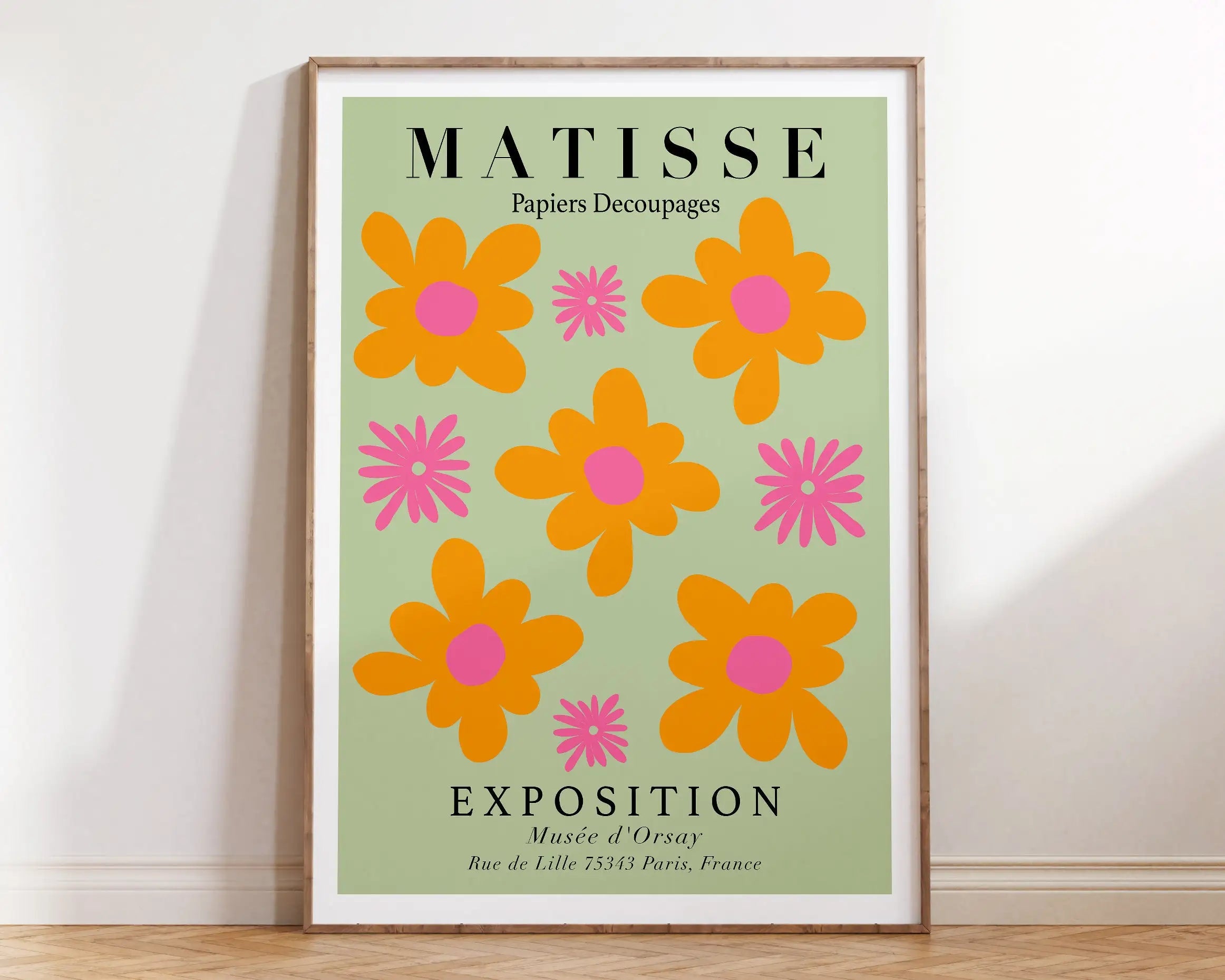 Matisse Floral Cut Outs Exhibition Canvas Print