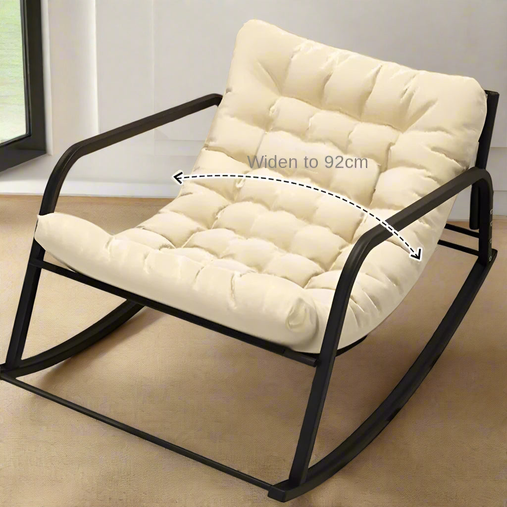 Luxury Wide Lounge Rocking Chair