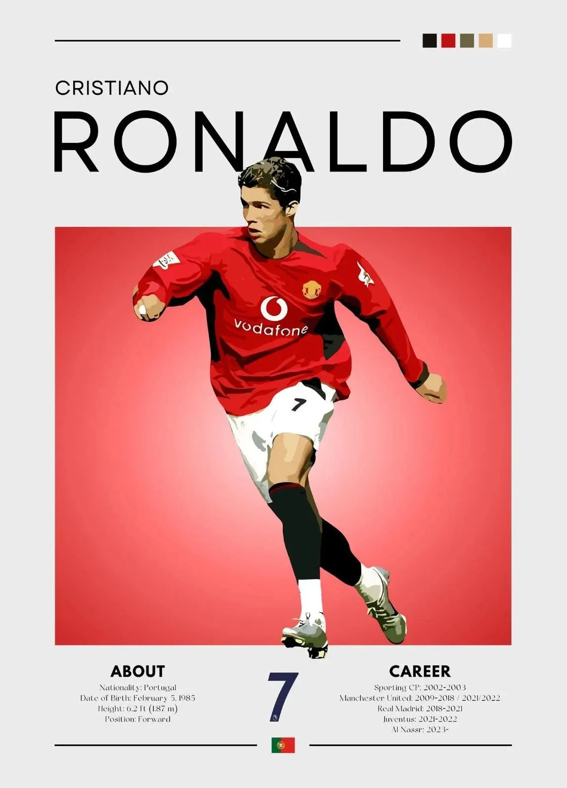 Famous Football (Soccer) Legends Canvas Prints