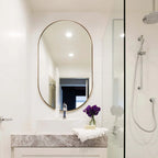 Oval Wall Mounted Mirror