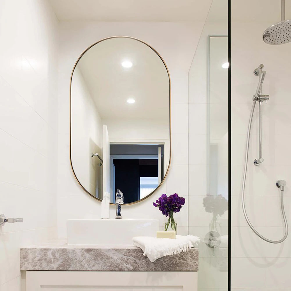 Oval Wall Mounted Mirror