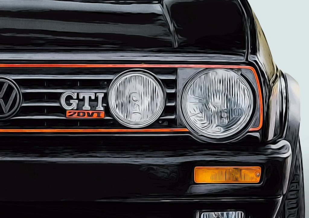 Classic Golf GTI MK II Canvas Prints
