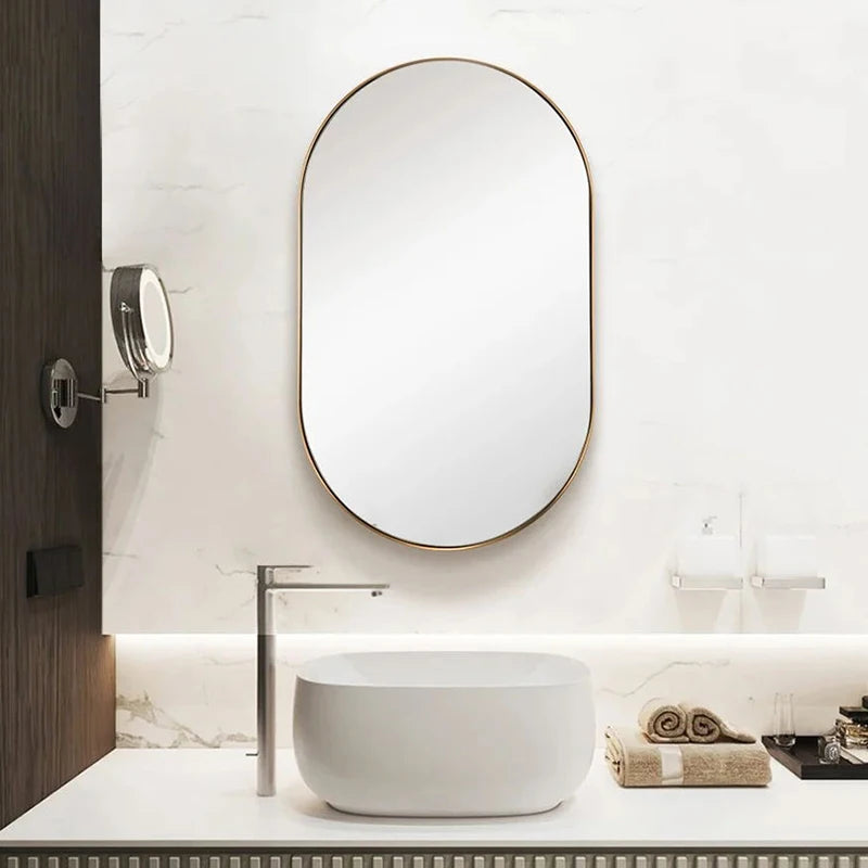 Oval Wall Mounted Mirror