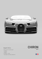 Ettore Bugatti Hypercar Minimalist Canvas Print - Sleek Surprises