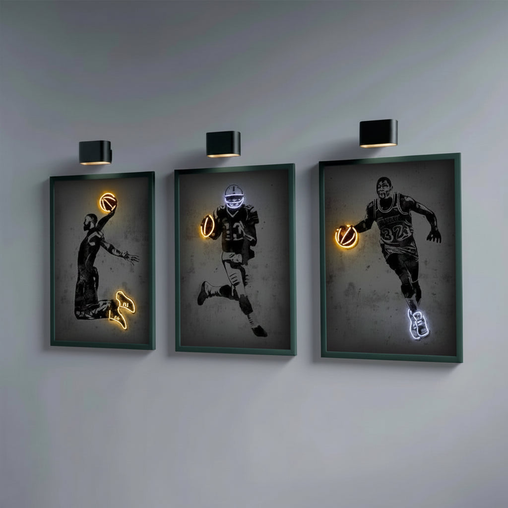 80s F1 Racer Poster Aesthetic Motorsport Football Basketball Player Decoration Canvas Print for Wall Art Neon Star Room Decor
