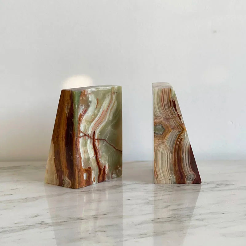 Natural Marble Bookend Ornament