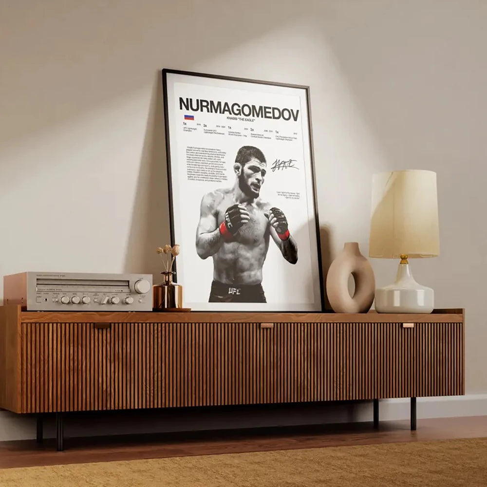 UFC Iconic MMA Legends & Champion Fighters Canvas Prints