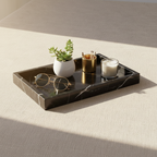 Carved Elegant Stone/Marble Tray