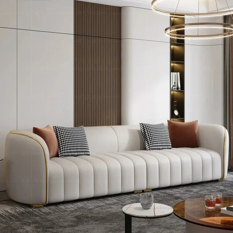 Moderno Minimalist Sectional Curved Sofa