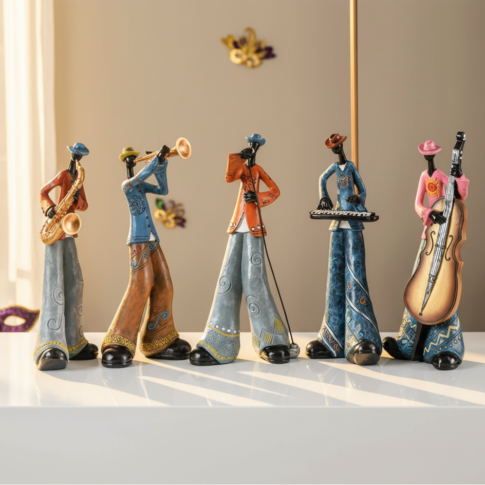 Creative New Orleans Musical Band Sculptures - Limited Edition - Sleek Surprises