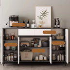Premium White Nordic Minimalist Cabinets