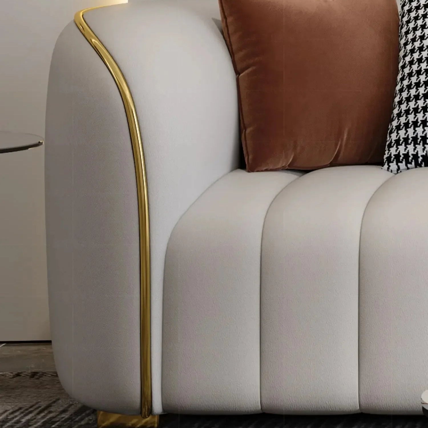 Moderno Minimalist Sectional Curved Sofa