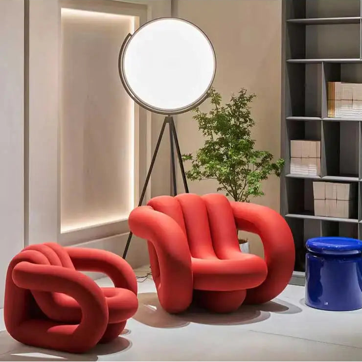 Le Virage Wooden Minimalist Accent Chair