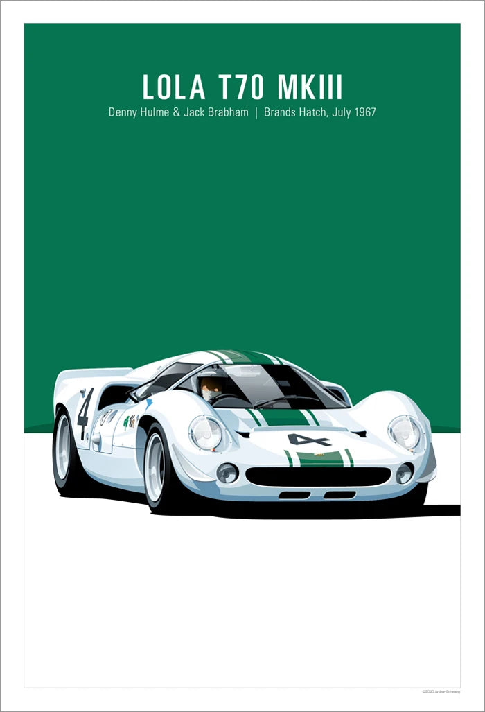 Vintage Racing Bold GT Supercars Art Canvas Prints