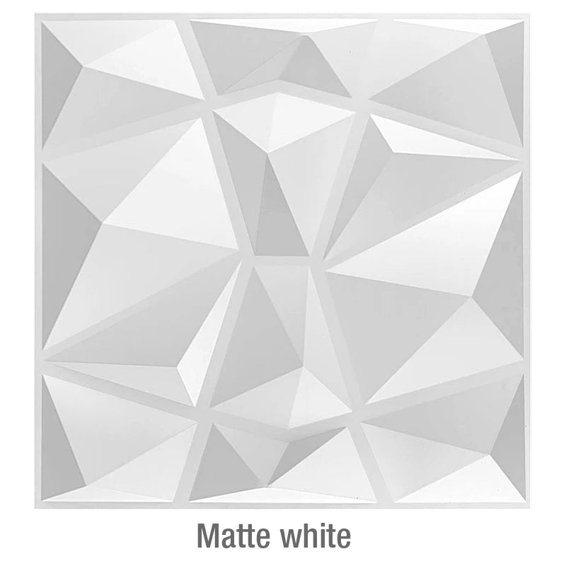 Matte White 3D Wall Panel [30cm x 30cm]